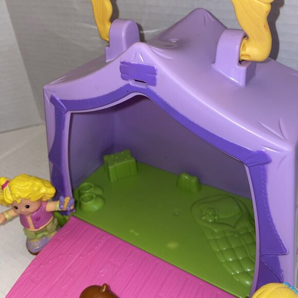 Fisher Price Little People Sarah Lynn and Her Camping Adventure 2007 Figures Lot - Picture 3 of 16